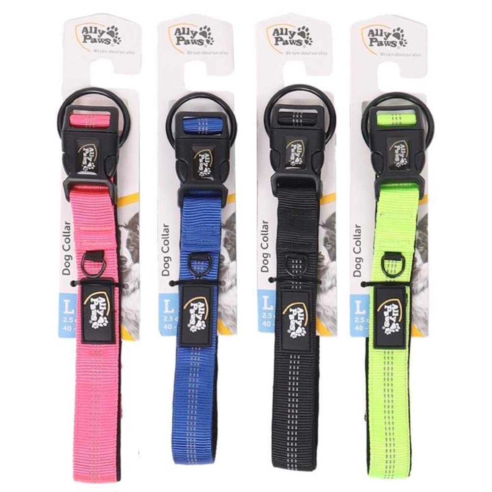 10738 ALLY PAWS DOG COLLAR LARGE 2,5CMX40-60CM