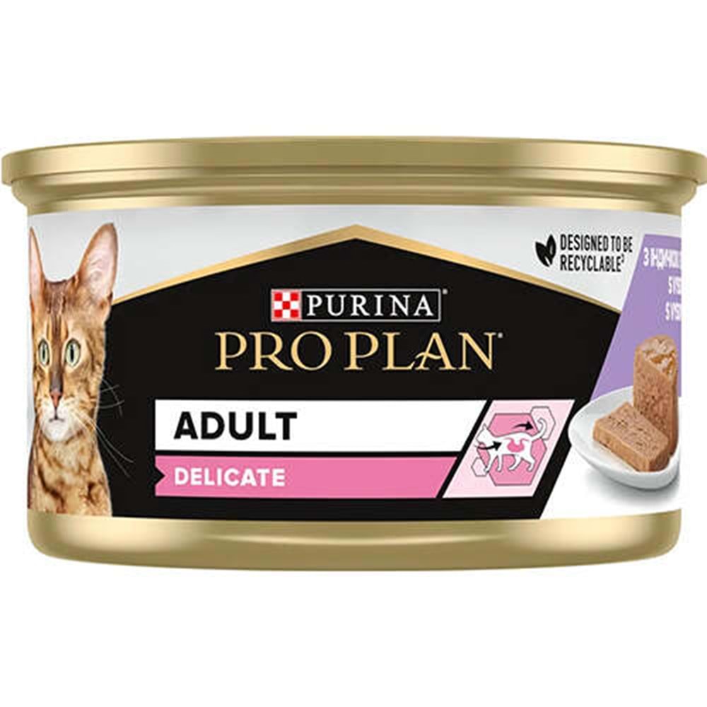 Pro Plan Kedi Tnk Delicate Hindi 85 Gr**