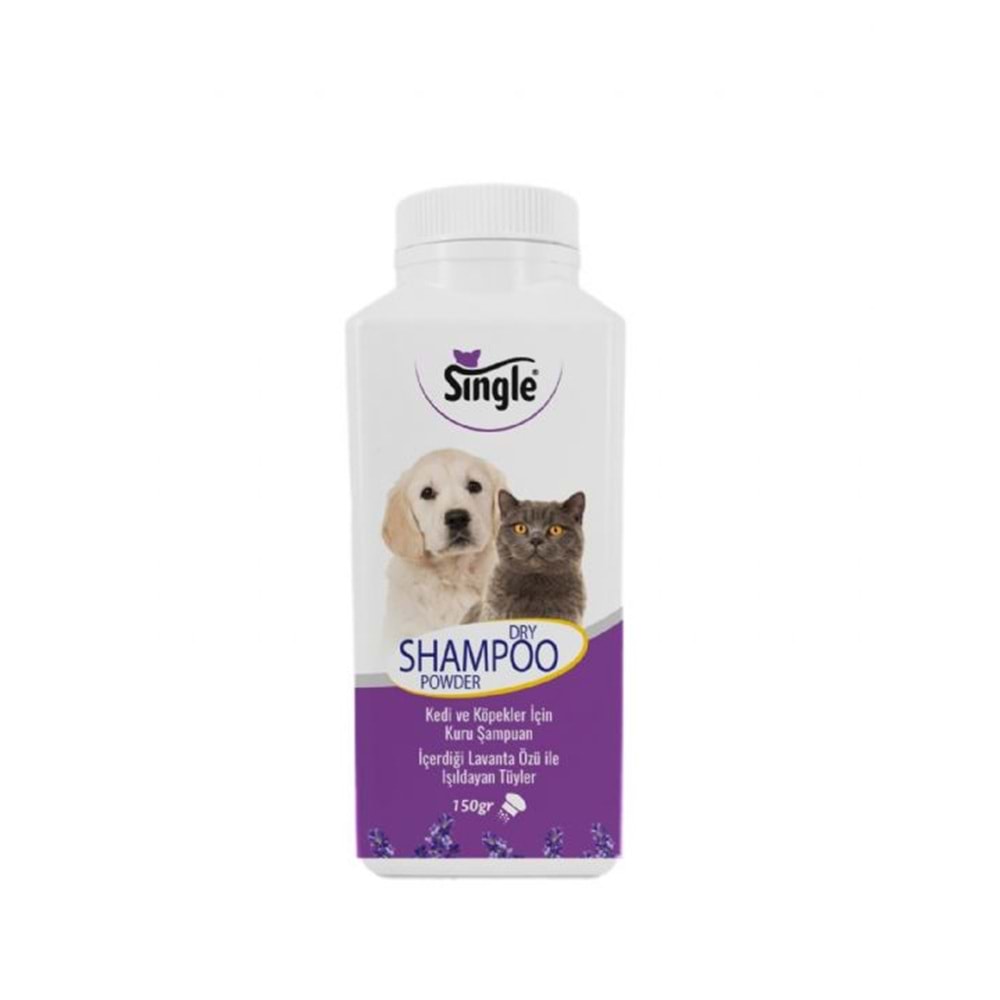 Single Kedi Köpek Lavanta Kokulu Pudr.Şamp. 150Gr
