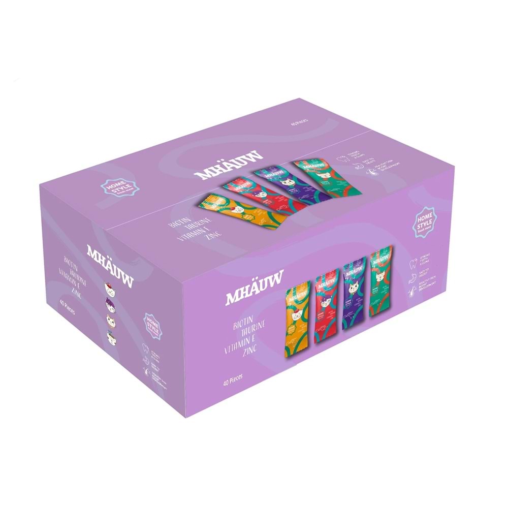 MHAUW POUCH PATE MİX 80 G X 40