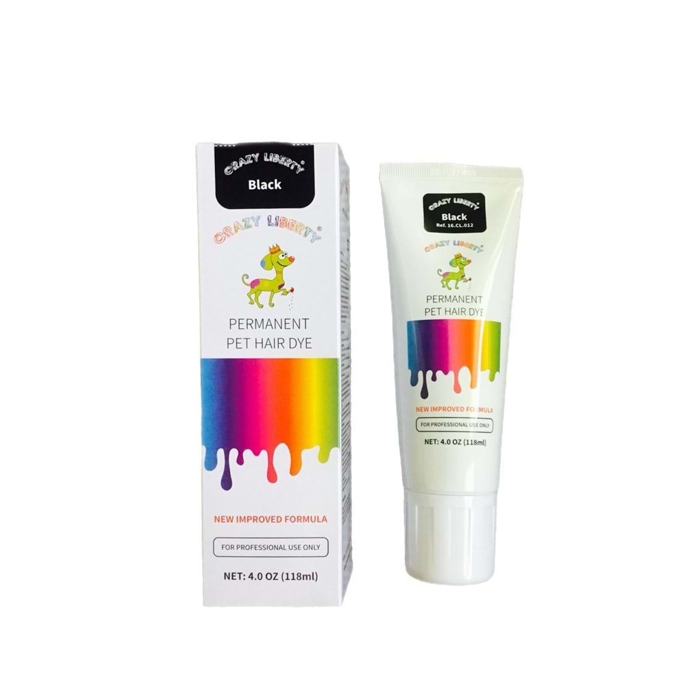 Crazy Liberty Pet Boyası Siyah 118 Ml