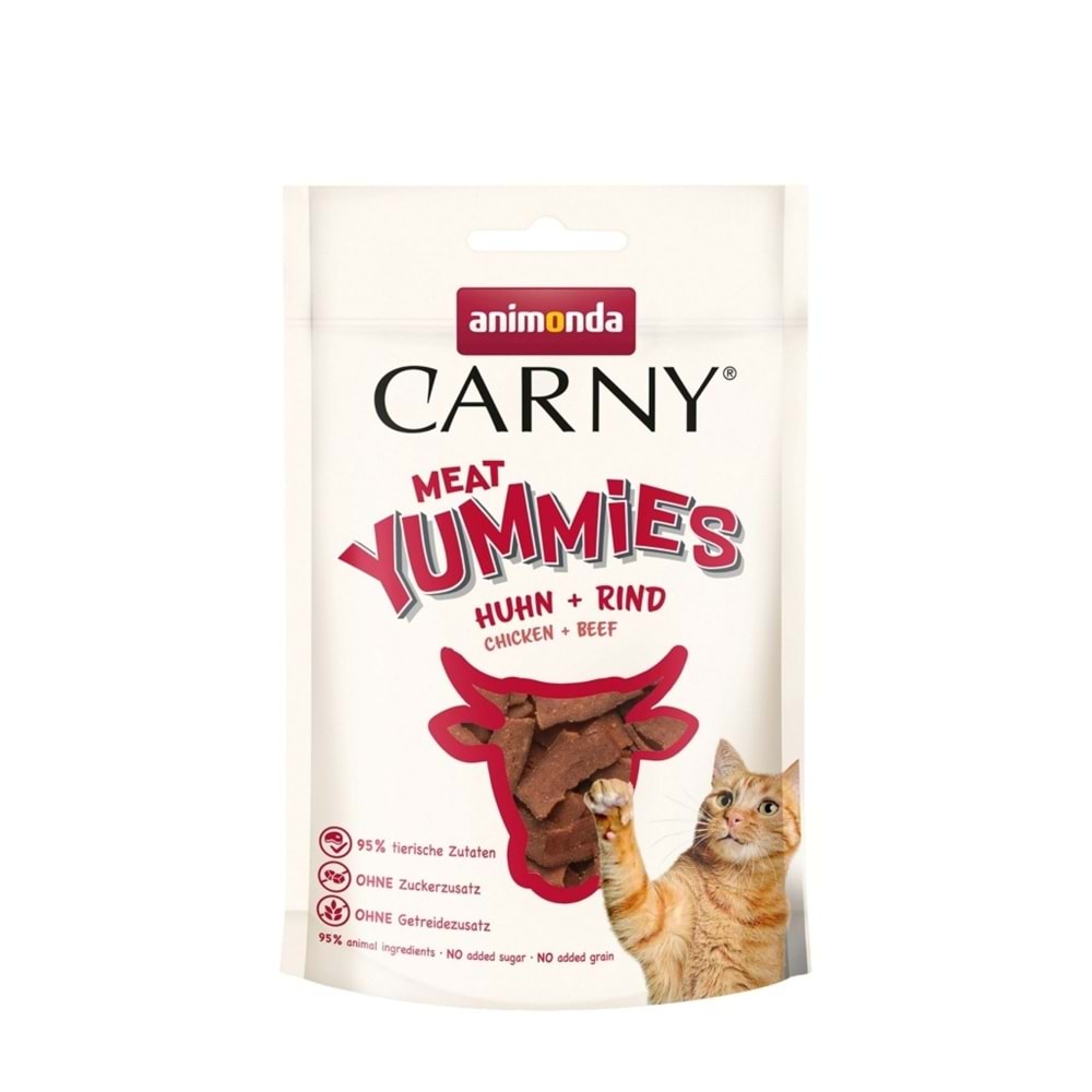 Animonda Carny Meat Tavuk Ve Sığır Etli Kedi Ödül Maması 50G