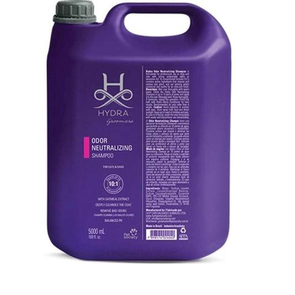 Hydra Groomers Koku Giderici Kedi Köpek Şampuanı 5 Litre Bidon (1:10)