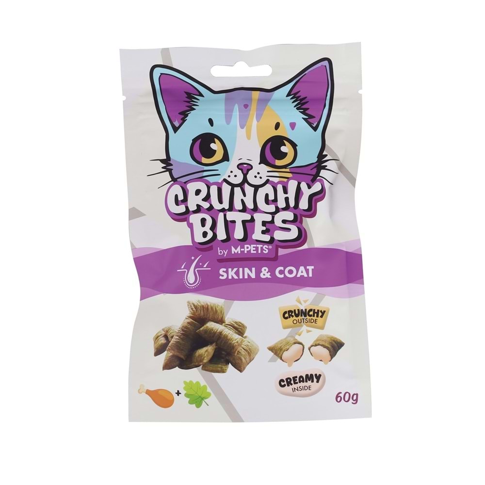 29015699 CRUNCHY BITES SKIN&COAT FONKSİYONEL KEDİ ÖDÜLÜ 60GR