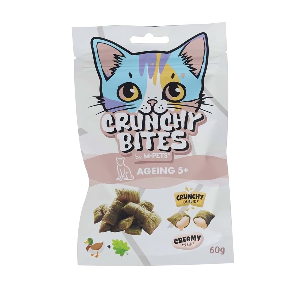 29015899 CRUNCHY BITES AGEING 5+ FONKSİYONEL KEDİ ÖDÜLÜ 60GR