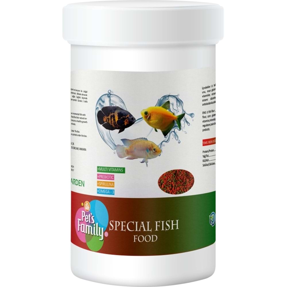 Pets Family Specıal Fısh Food 100Ml/45G