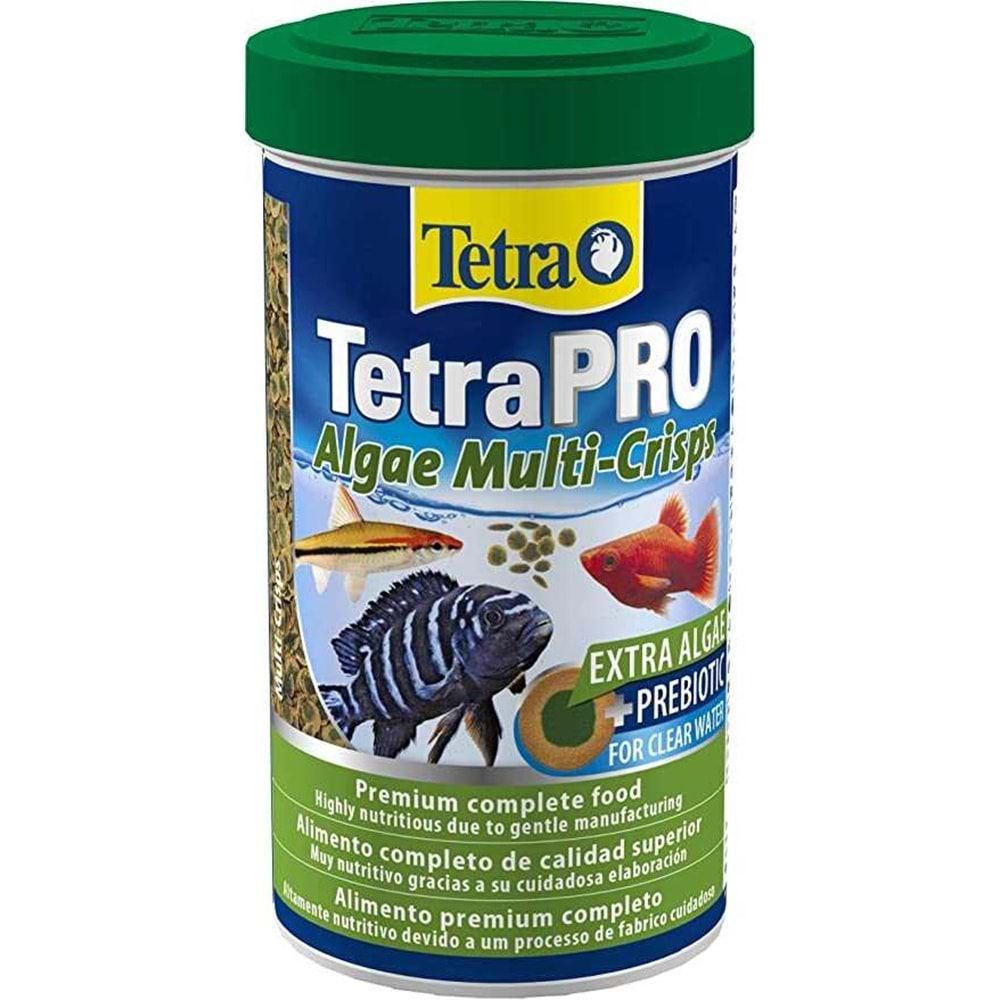 Tetra Pro Algae Crisps Otçul Süs Balık Yemi - 250Ml