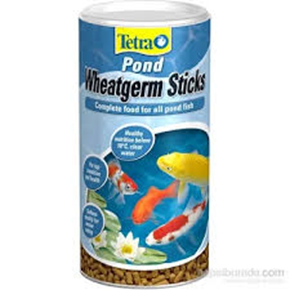 Tetra Pond Wheatgerm Sticks Çubuk Havuz Balıkları Yemi - 1Lt