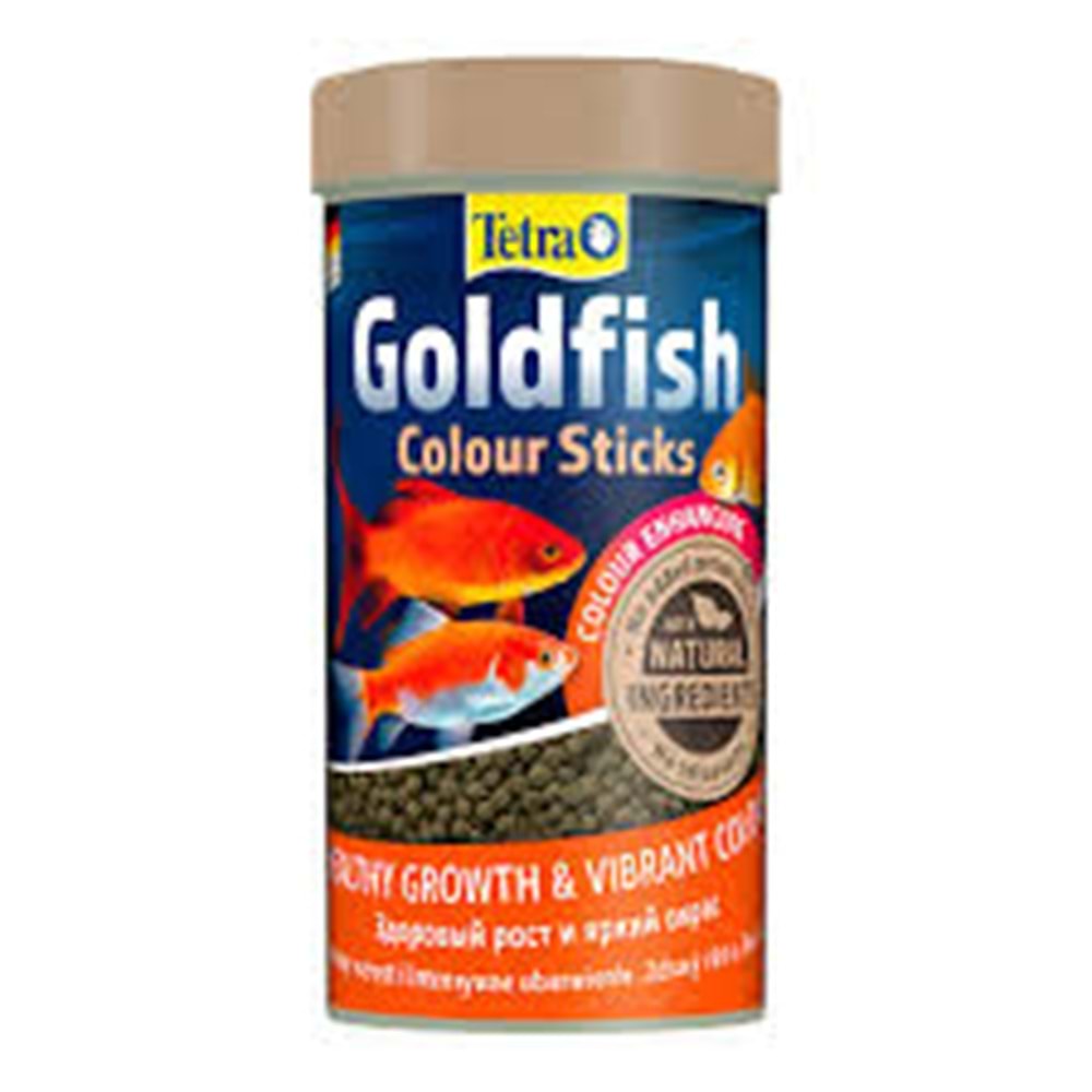 Tetra Goldfish Renklendirici Japon Çubuk Balık Yemi - 250Ml