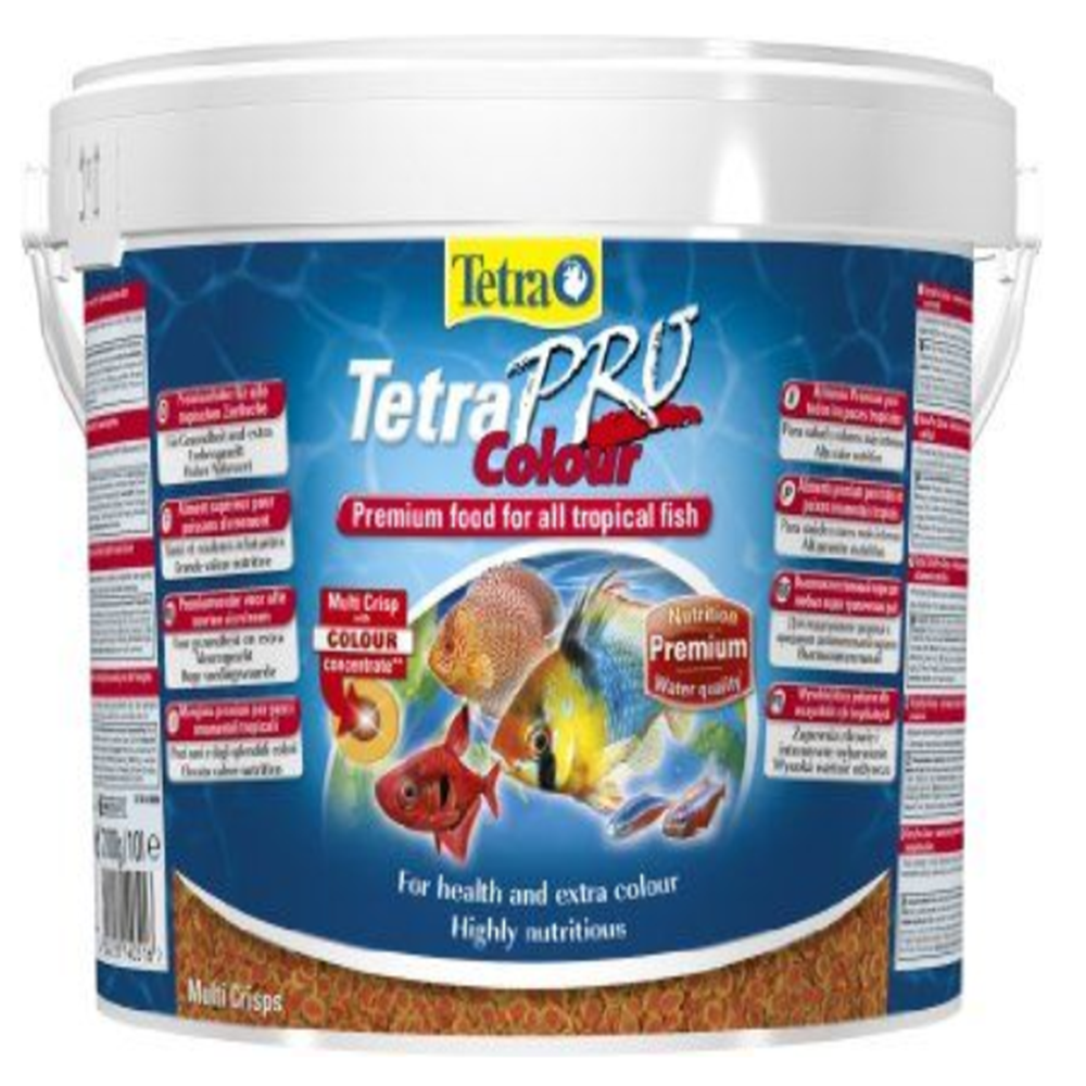Tetra Pro Colour Renklendirici Tropikal Balık Yemi - 10LT