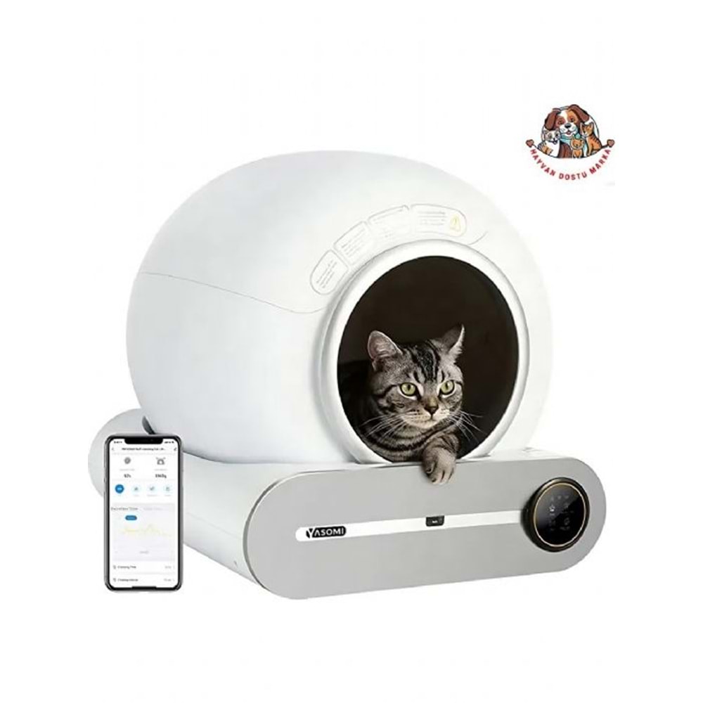 Elspet Otamatik Akıllı Kedi Tuvaleti 411-Scb01
