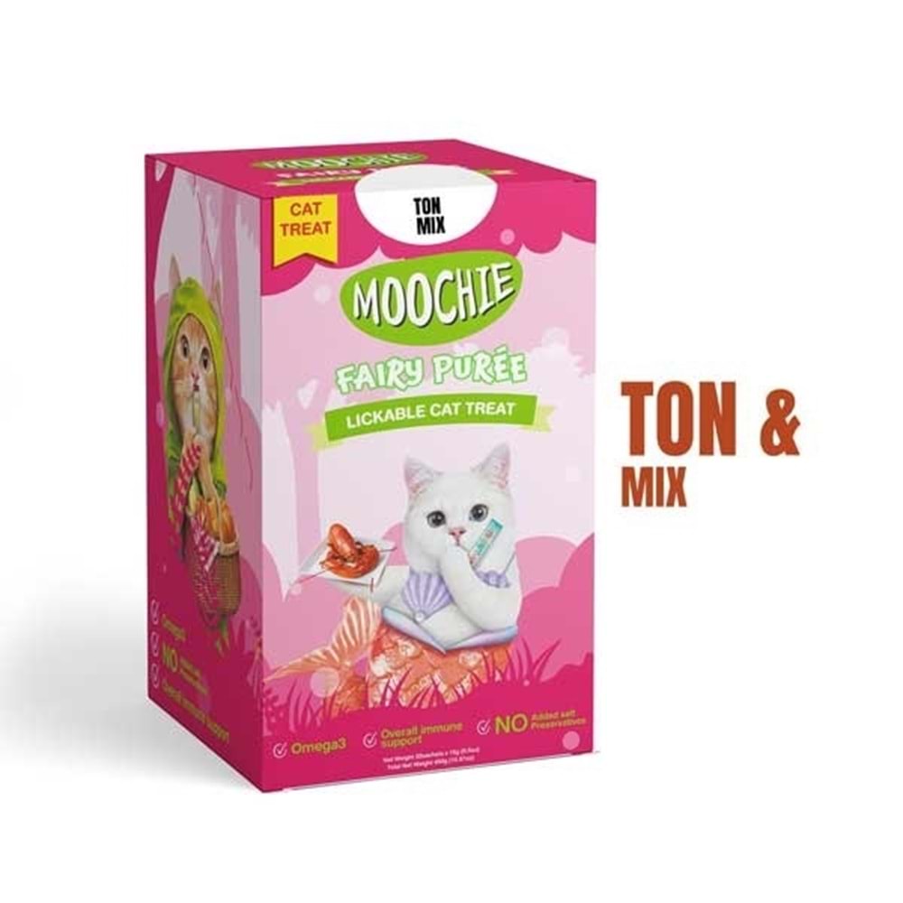 Moochie Sıvı Kedi Ödülü Ton Mix 30*15Gr