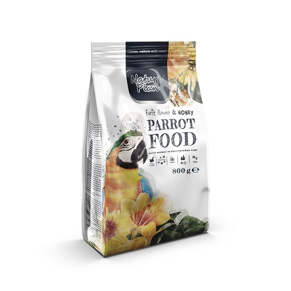 Nature Plan Papağan Yemi 800 Gr[12Li]