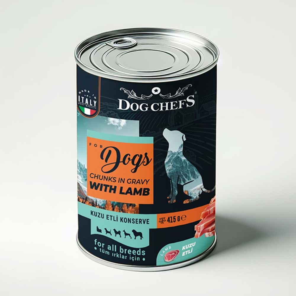 Dog Chefs Kuzu Etli Konserve 415 Gr.(24lü)