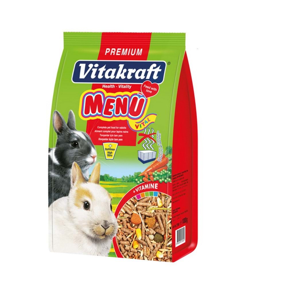 50127060 Vitakraft Menu Tavşan Yemi 1000 Gr
