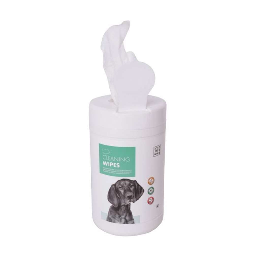60100701 M-PETS KEDİ ve KÖPEK GÖZ-KULAK-BURUN TEMİZLEME MENDİLİ 80Lİ