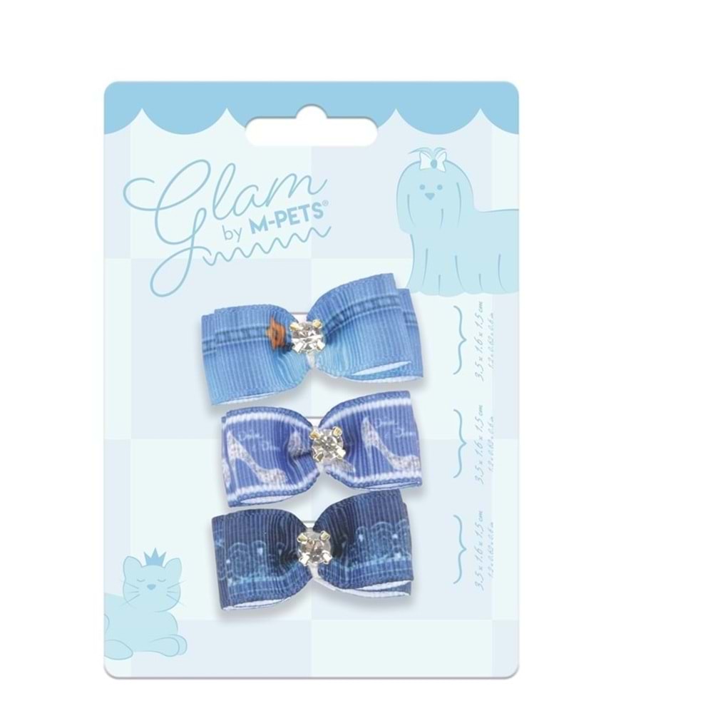 60900999 GLAM KÖPEKLER İÇİN AKSESUAR TOKA BLUE