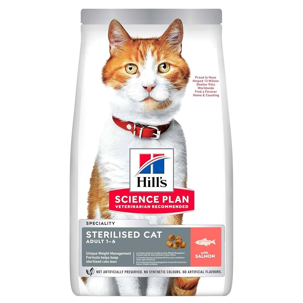Hill's SP Somon Kısırlaştırılmış Yetişkin Kedi Maması 8+2 KG