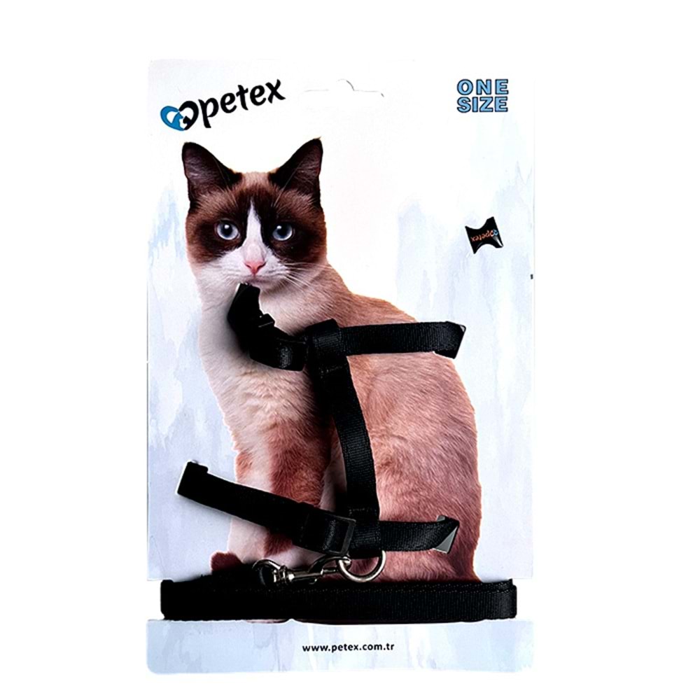 Petex Yetişkin Bel Tasması Siyah