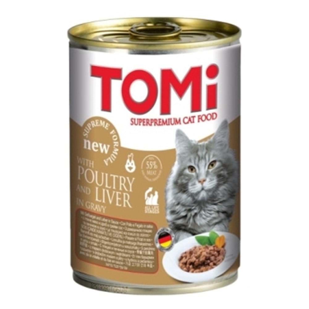 Tomi Kedi Kümes Hayvanlı Yaş Mama 400G