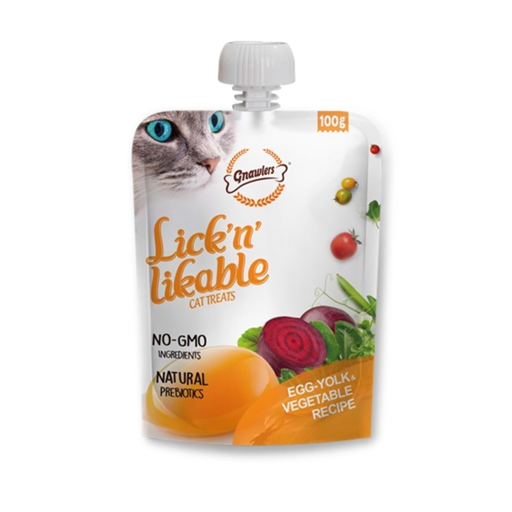 Gnawlers LickN Likble EggYolk&Vgtbl 100Gr(8libox)