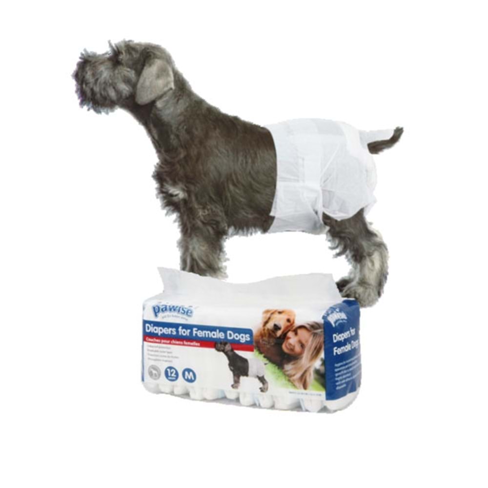 Pawise Köpek Alt Bağlama Bezi Xl Boy 12 Adet