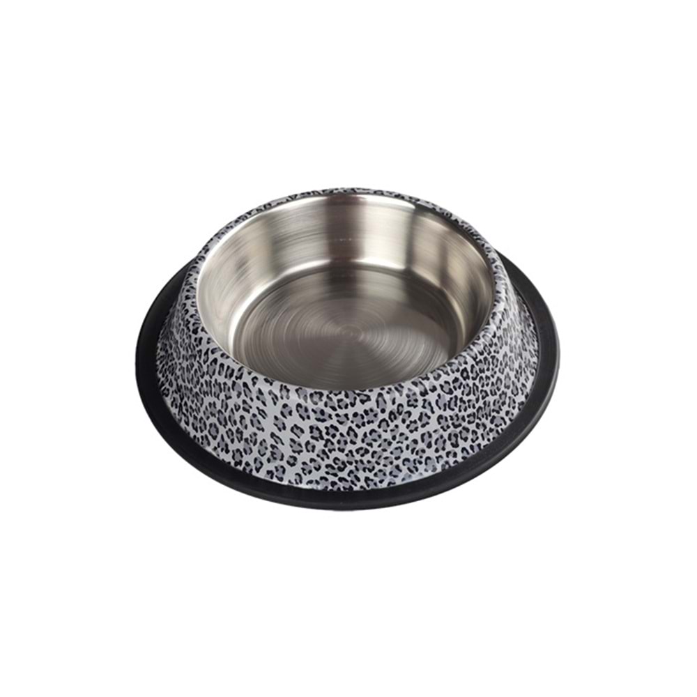 Fancy Paws Beyaz Leopar Desen Ç. Mama Kabı-8 Oz-12Cm