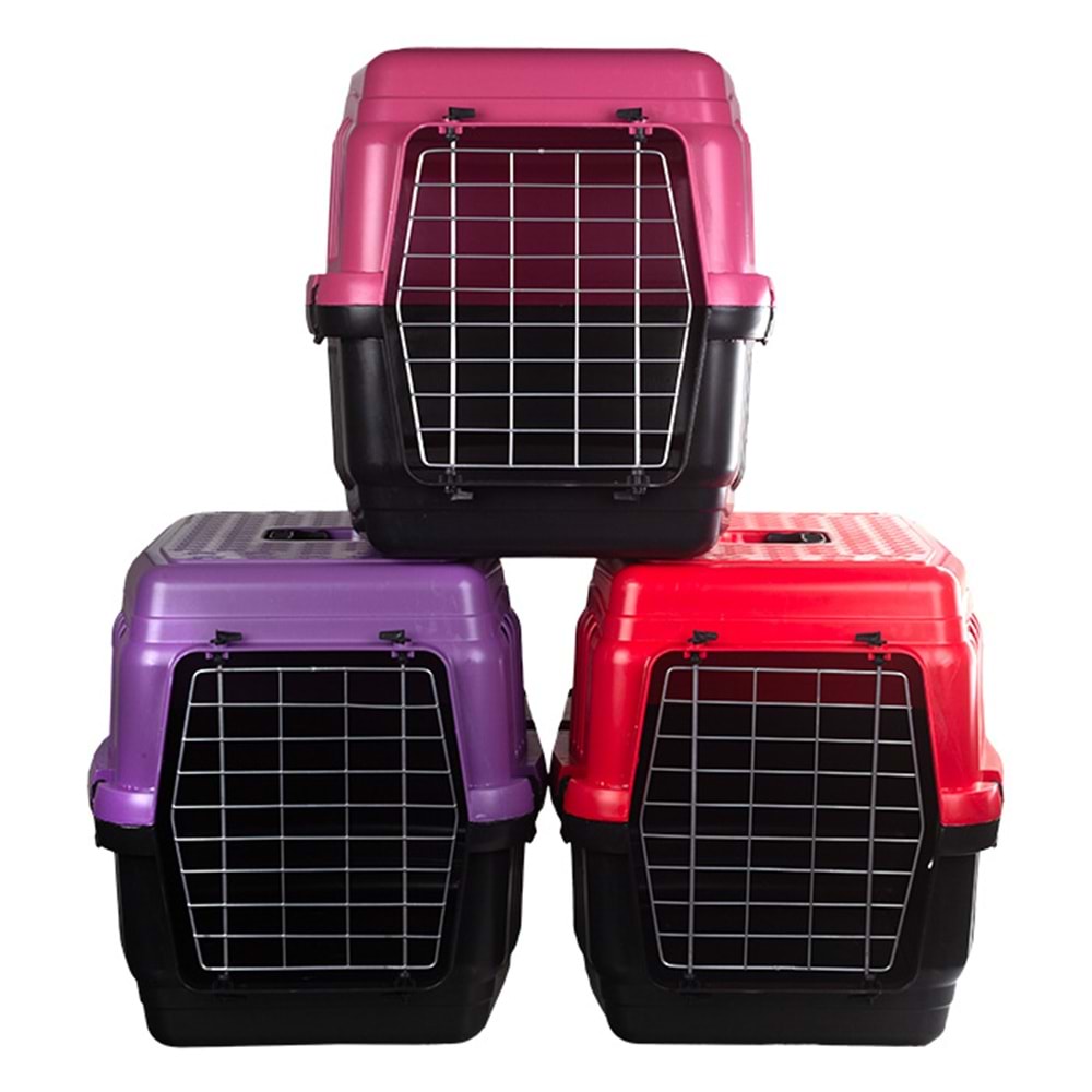 Metal Kapı Büyük Kedi Köpek Kafesi 63X43X45h