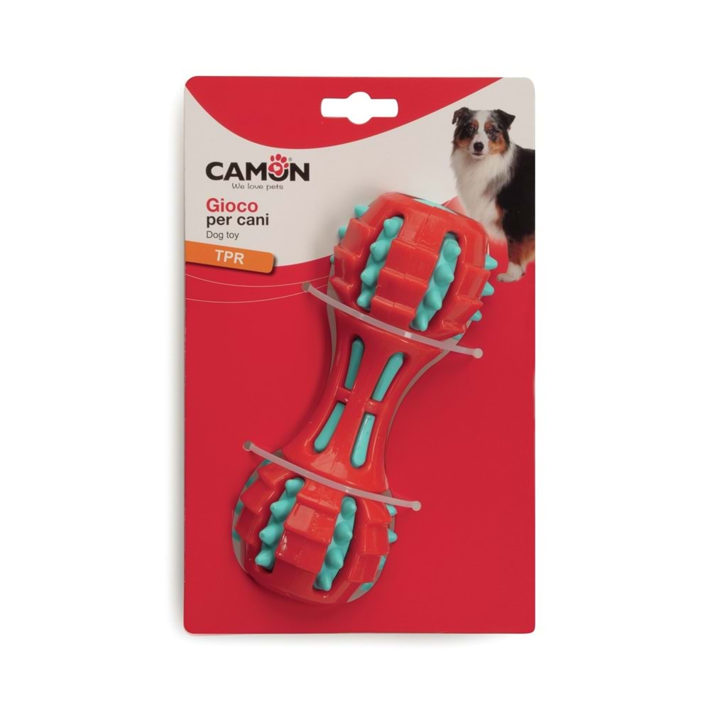 Camon Dikenli Uçlu İki Renli Dambıl Oyuncak 18Cm