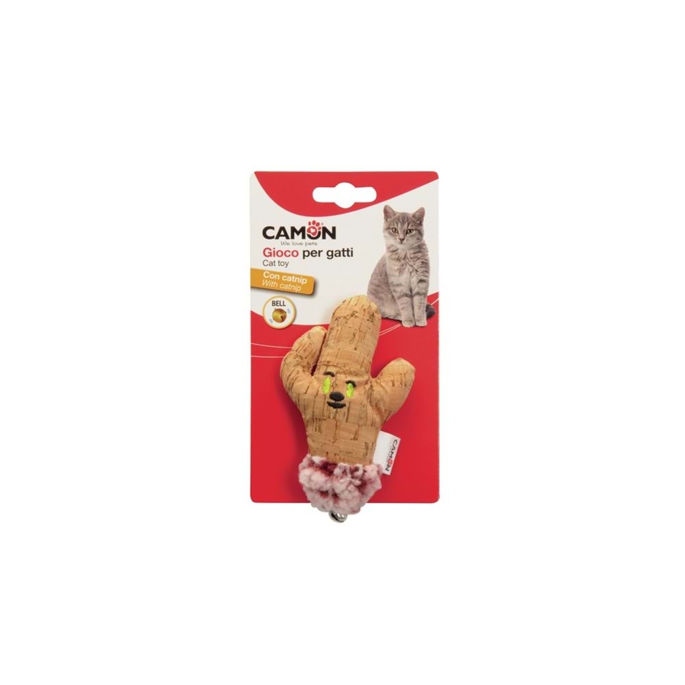 Camon Zilli Catnipli Neşeli Kaktüs 12 Cm