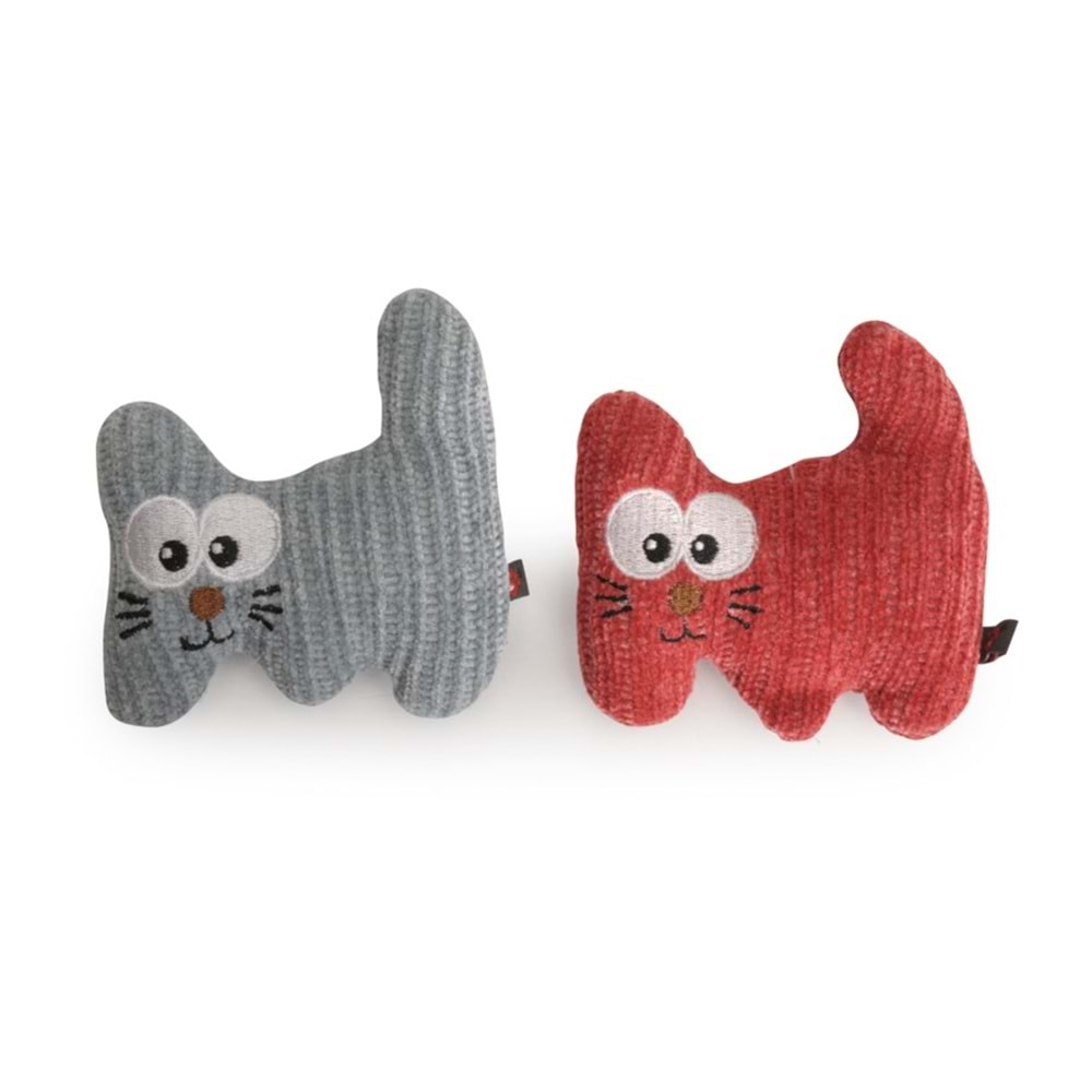 Camon Catnipli Kumaş Yavru Kedi Şeklinde Oyuncak 10Cm
