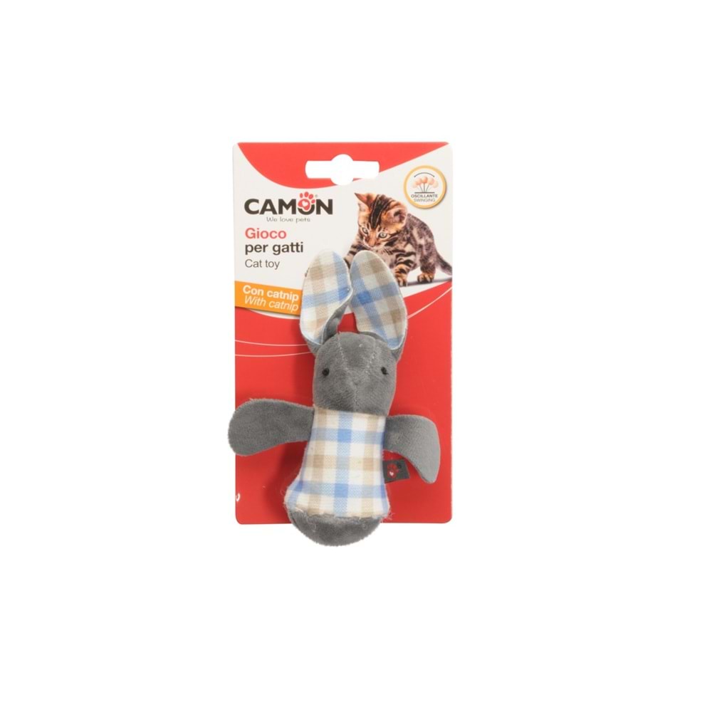 Camon Kedi Nanesi İle Sallanan Fare 12Cm