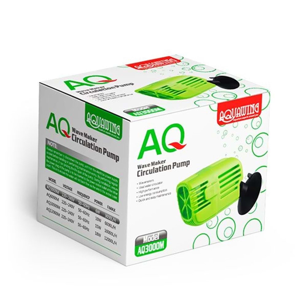 AQ3000M-AQUAWING SİRKÜLASYON MOTORU 6W 3000L/H