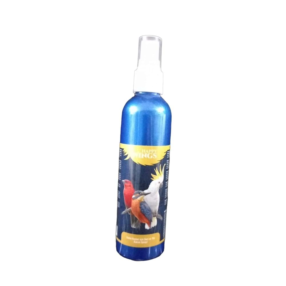 Happy Wıngs 100 Ml Kafes Kuşları İçin Deri Ve Tüy Bakım Spreyi
