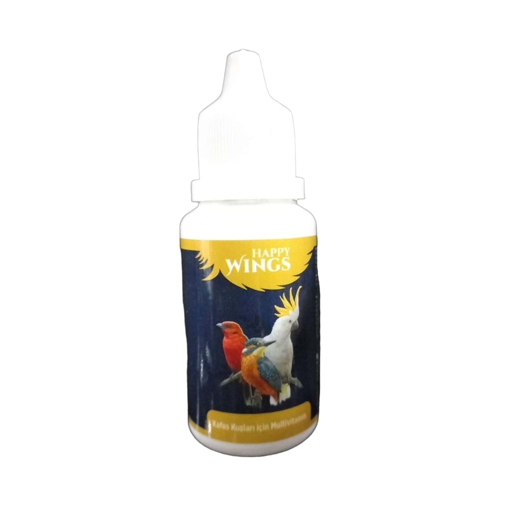 Happy Wıngs 25Ml (Kafes Kuşları İçin Multivitamin)