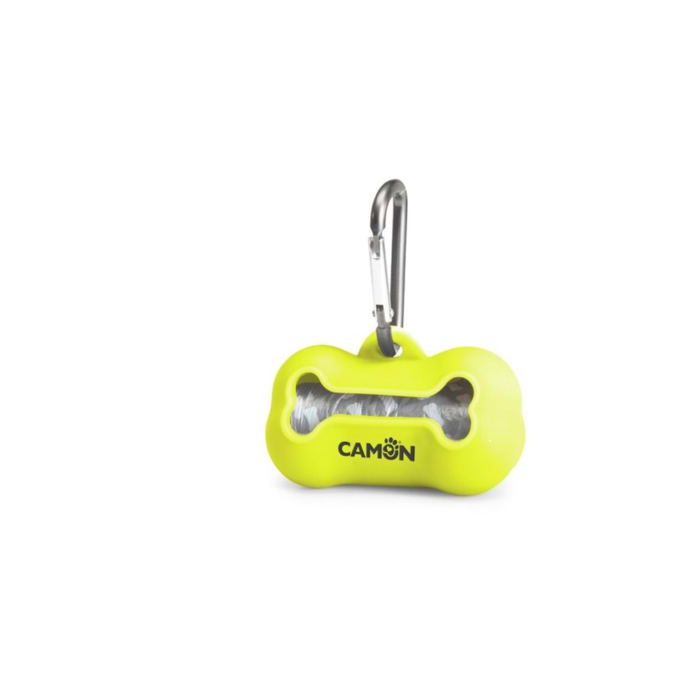 Camon Silikon Çanta Tutucu Kaka Poşeti Dağıtıcı 1X20Bags - Green