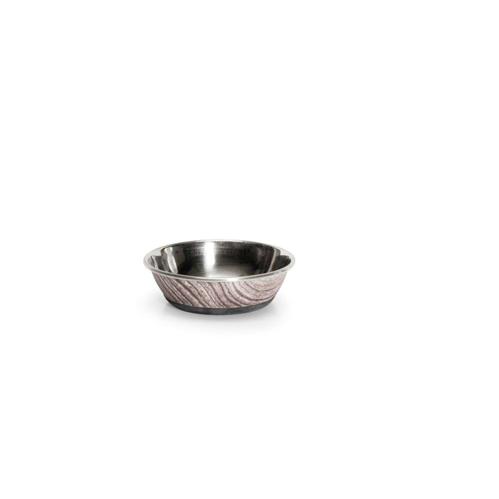 Camon Kübik Baskı Çelik Mama Ve Su Kabı 950Ml 15,5 Cm
