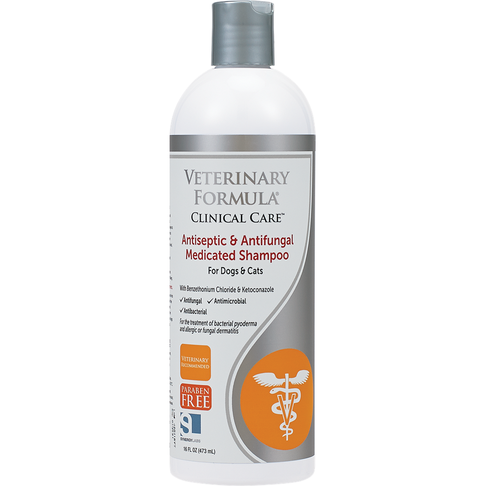 Vfcc Antiseptic& Antifungal Medicated Shampoo 16Oz.