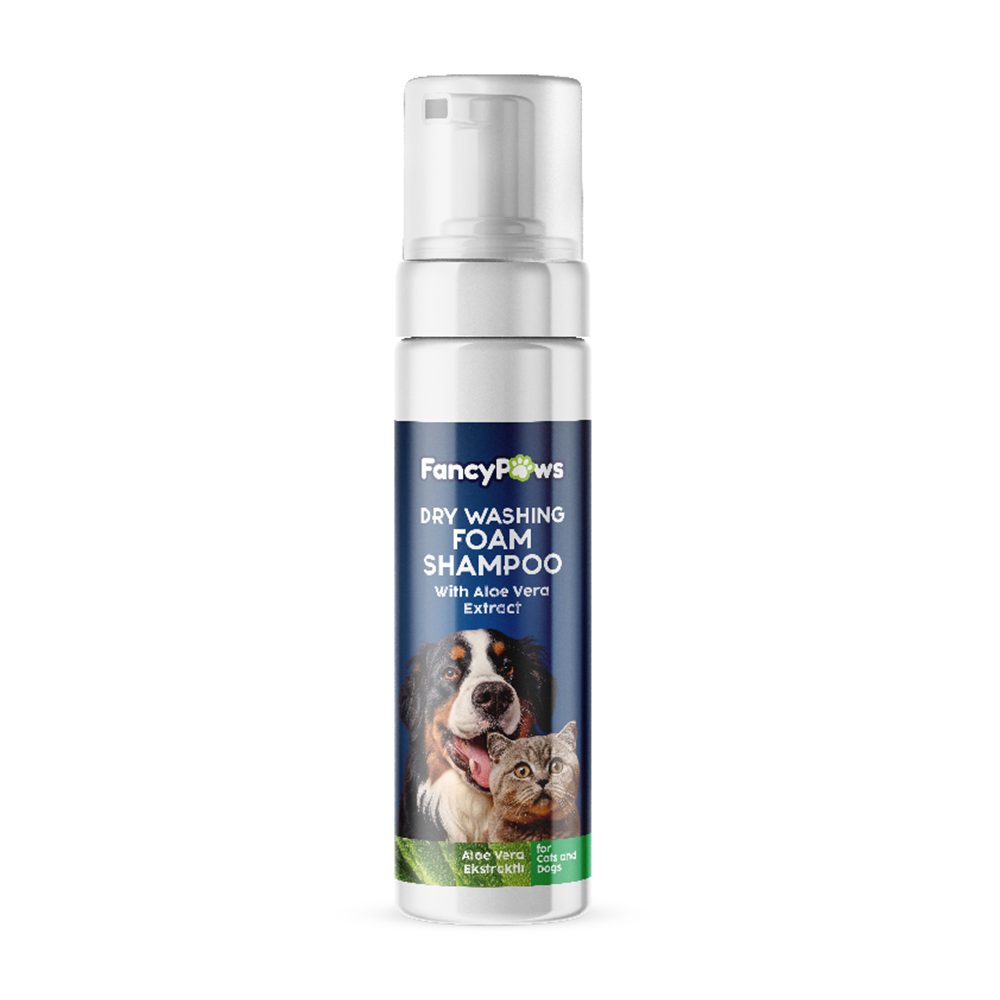 Fancy Paws Dry Washing Foam Shampoo Aloe Vera 200Ml
