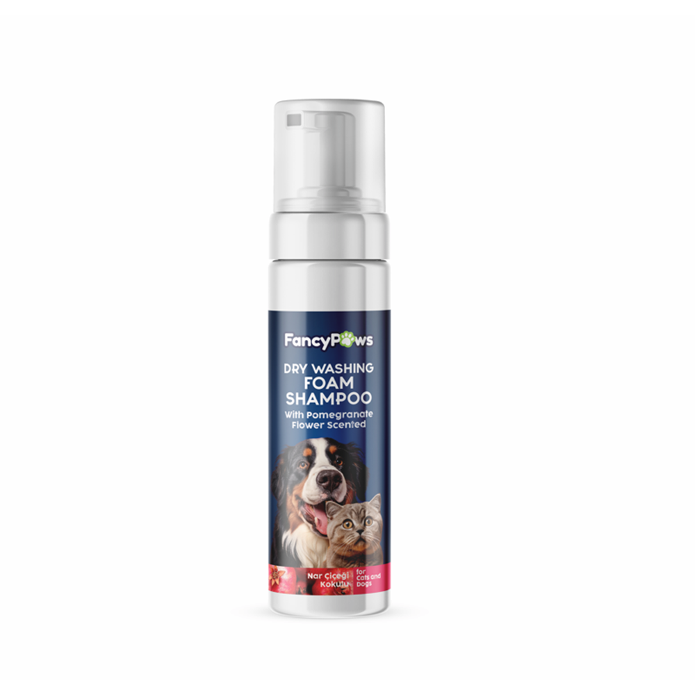 Fancy Paws Dry Washing Foam Shampoo Nar Çiçeği Kokulu 200Ml