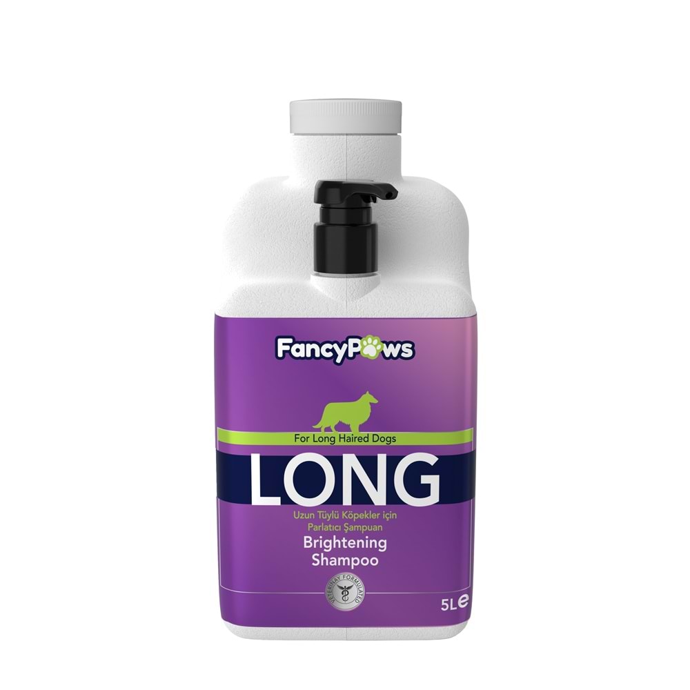 Fancy Paws Long Uzun Tüylü Köpekler İçin Arındırıcı Ve Parlatıcı Şampuan 5 Lt