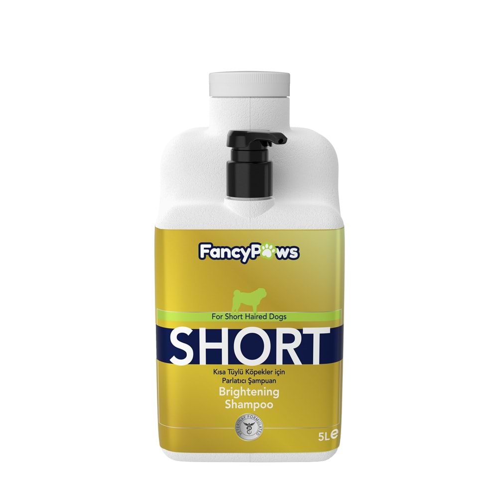 Fancy Paws Short Kısa Tüylü Köpekler İçin Arındırıcı Ve Parlatıcı Şampuan 5 Lt