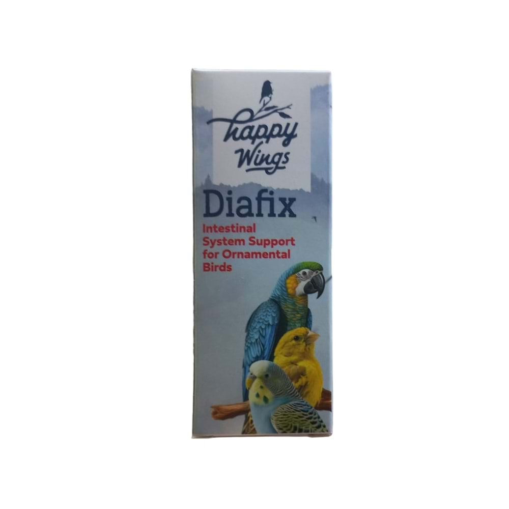 Happy Wings Diafix Kafes Kuşları İçin Sindirim Sistemi Düzenleyici 15Ml