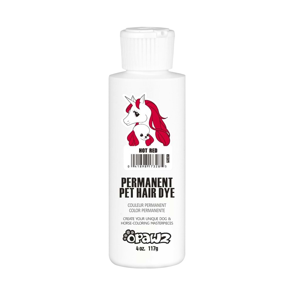 Pd01 Opawz Pet Hair Dye - Hot Red - 4Oz 117G