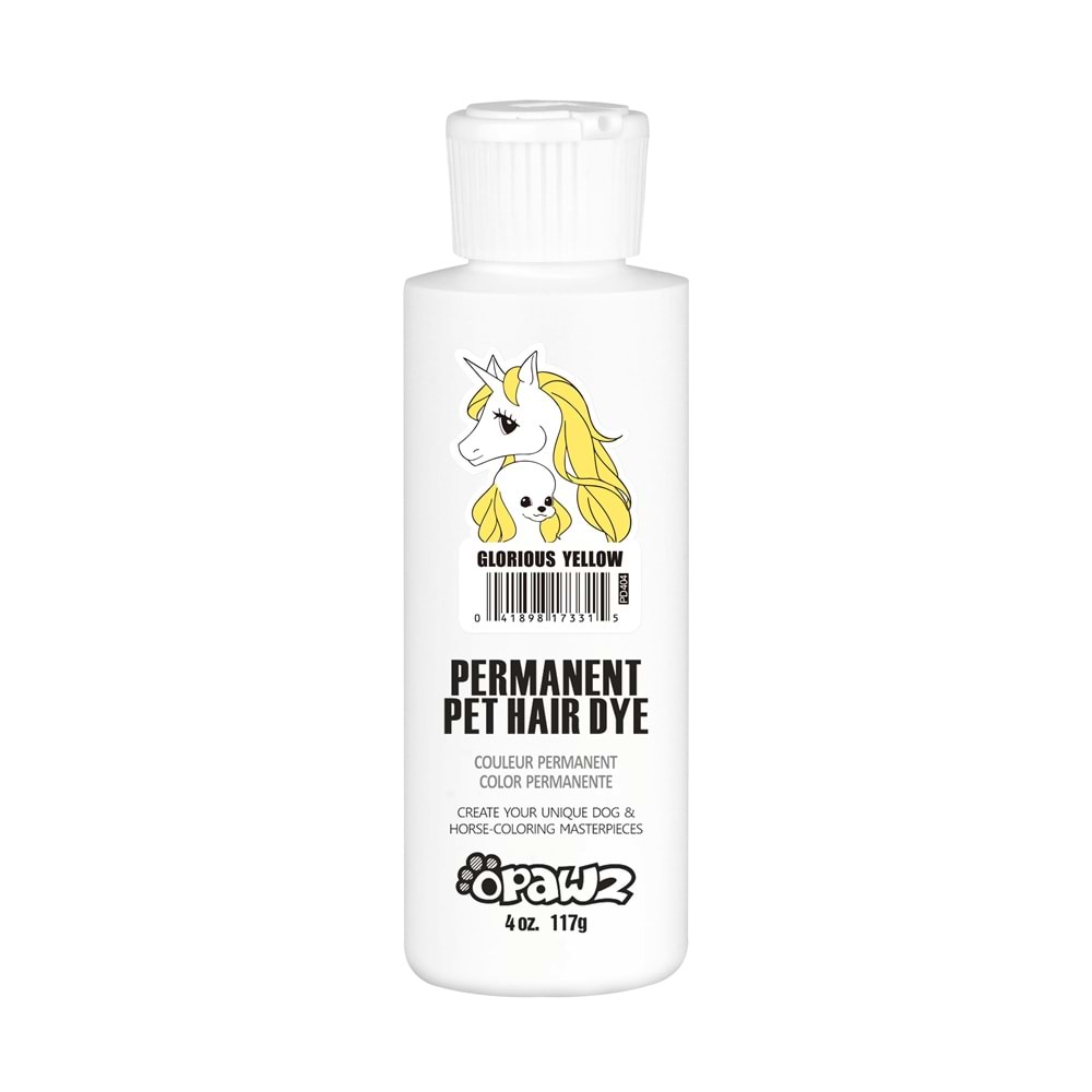 Pd04 Opawz Pet Hair Dye - Glorious Yellow 4 Oz. (117G)