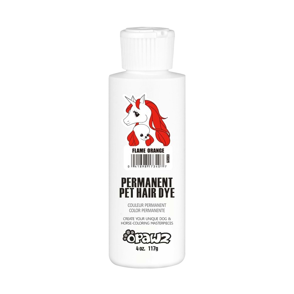 Pd18 Opawz Pet Hair Dye - Flame Orange 4 Oz. (117G)