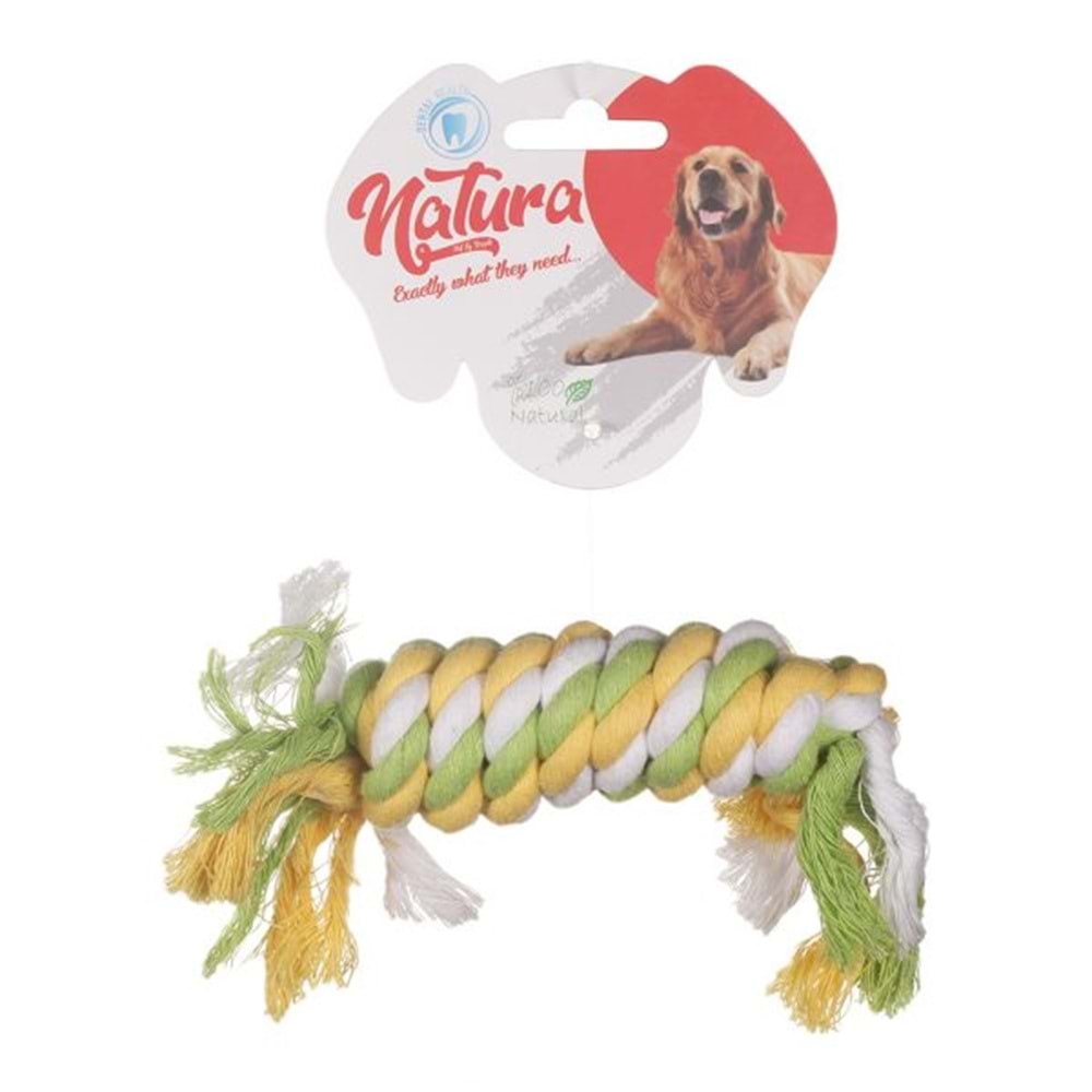 Natura Mini Denizci Düğümü Halat Köpek Oyuncak 17 Cm Pth-022