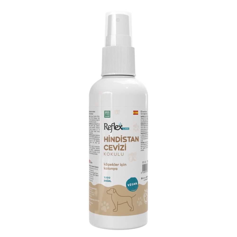 REFLEX CARE HİNDİSTAN CEVİZİ KOKULU KÖPEK KOLONYASI 125 ML