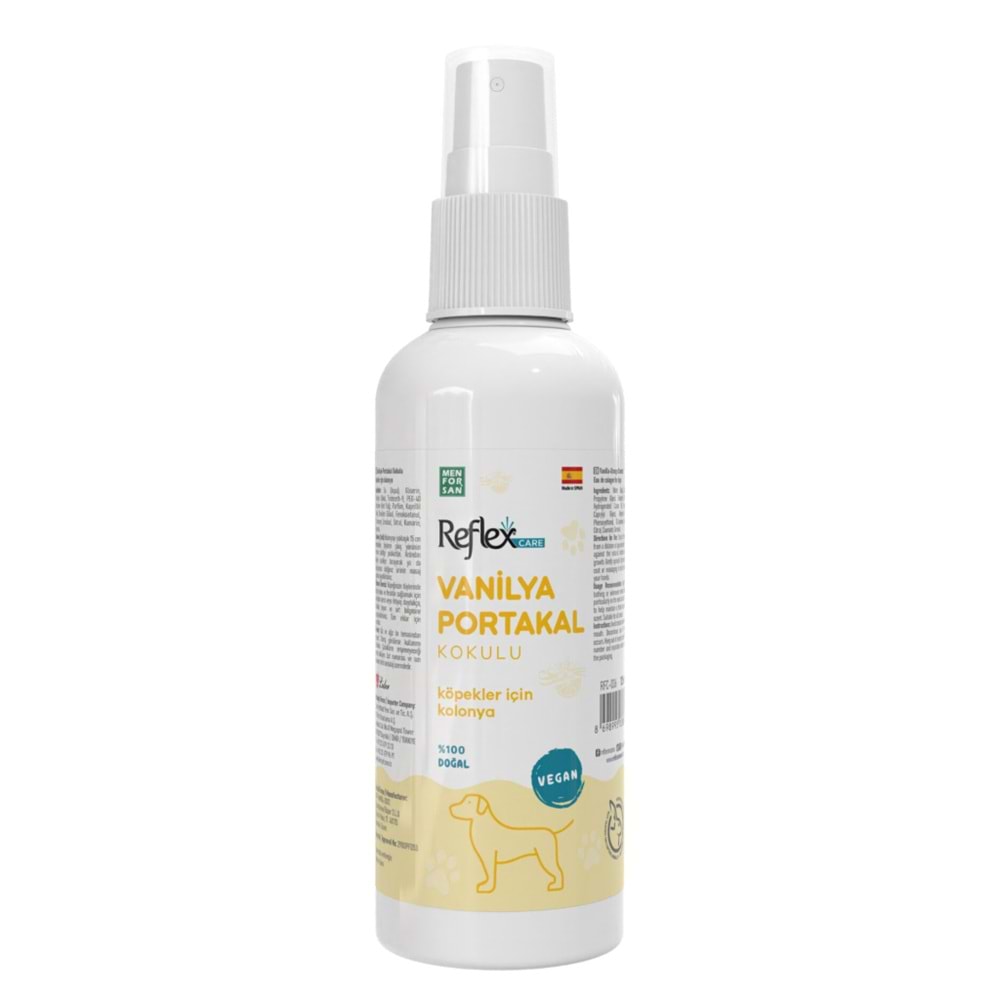 REFLEX CARE VANİLYA-PORTAKAL KOKULU KÖPEK KOLONYASI 125 ML