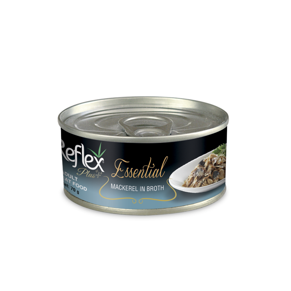 Reflex Plus Essentıal Et Suyu İçinde Uskumru Balıklı Yetişkin Kedi Maması 70 G
